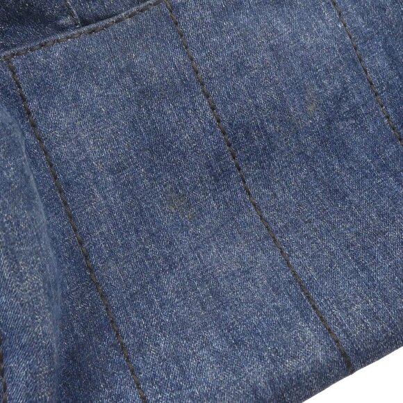 Prada Blue Denim Canapa Tote Handbag - Picture 6 of 11